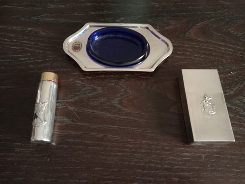 Set argento per fumatori - in,