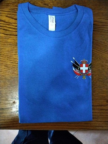 Maglietta stemma savoia blu - maglietta,